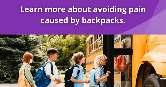 Head Back To School With A Healthy Back